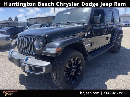 Black Clearcoat 2023 Jeep Wrangler 4xe Sahara