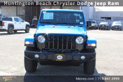 Hydro Blue Pearlcoat 2022 Jeep Gladiator Sport