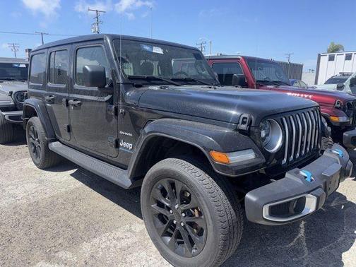 Black Clearcoat 2023 Jeep Wrangler 4xe Sahara