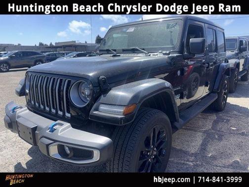 Black Clearcoat 2023 Jeep Wrangler 4xe Sahara