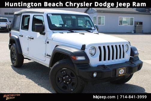 Bright White Clearcoat 2023 Jeep Wrangler Sport