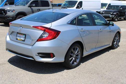 Silver 2020 Honda Civic EX