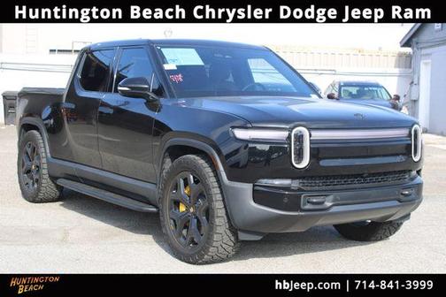 Black 2025 Rivian R1T Adventure Package