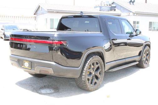 Black 2025 Rivian R1T Adventure Package
