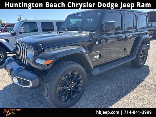 Black Clearcoat 2023 Jeep Wrangler 4xe Sahara