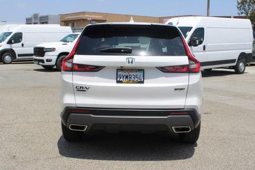 Platinum White Pearl 2026 Honda CR-V Hybrid Sport-L