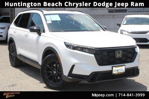Platinum White Pearl 2026 Honda CR-V Hybrid Sport-L