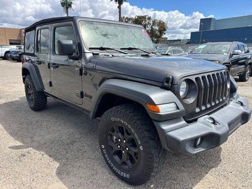 Granite Crystal Clearcoat Metallic 2022 Jeep Wrangler Unlimited Sport