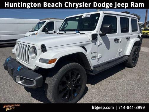Bright White Clearcoat 2022 Jeep Wrangler Unlimited 4xe Sahara