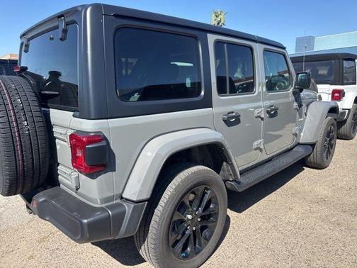 Sting Gray Clearcoat 2023 Jeep Wrangler 4xe Sahara