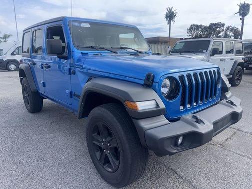 Hydro Blue Pearl 2022 Jeep Wrangler Unlimited Sport Altitude