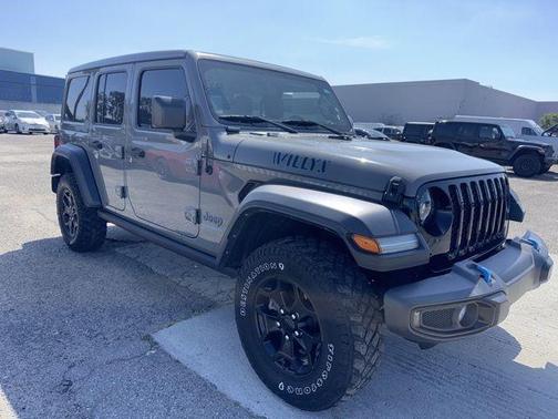 Sting Gray Clearcoat 2023 Jeep Wrangler 4xe Base