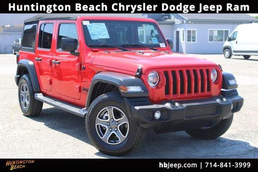 Firecracker Red Clearcoat 2022 Jeep Wrangler Unlimited Sport