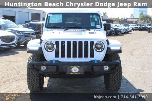 Bright White Clearcoat 2023 Jeep Wrangler 4xe Rubicon