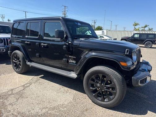 Black Clearcoat 2023 Jeep Wrangler 4xe Sahara