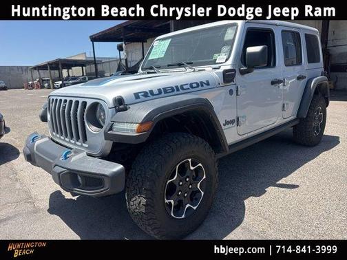 Silver 2023 Jeep Wrangler 4xe Rubicon