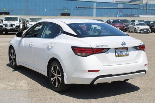 Aspen White 2023 Nissan Sentra SV