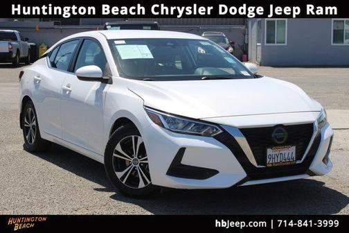 Aspen White 2023 Nissan Sentra SV