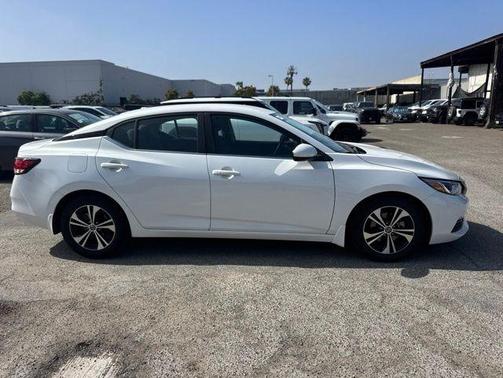 Aspen White 2023 Nissan Sentra SV