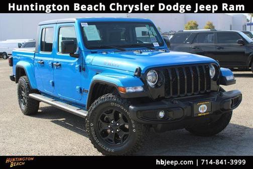 Hydro Blue Pearlcoat 2022 Jeep Gladiator Sport