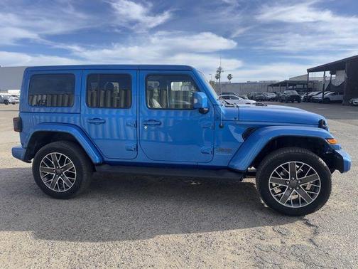 Hydro Blue Pearl 2023 Jeep Wrangler 4xe Sahara