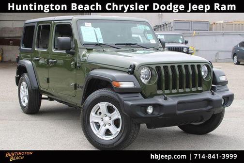 Sarge Green Clearcoat 2022 Jeep Wrangler Unlimited Sport
