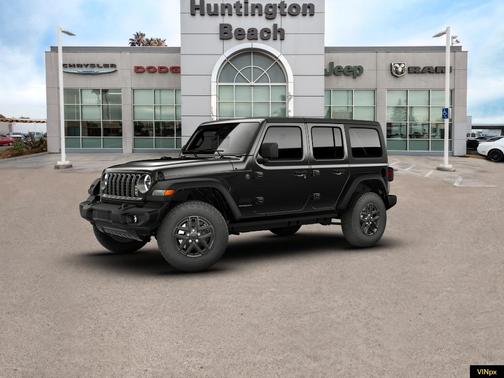 Black 2026 Jeep Wrangler Sport