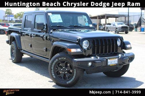 Black Clearcoat 2022 Jeep Gladiator Sport