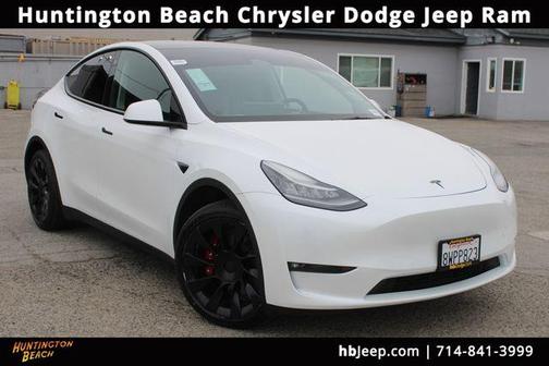 Pearl White Multi 2021 Tesla Model Y Long Range