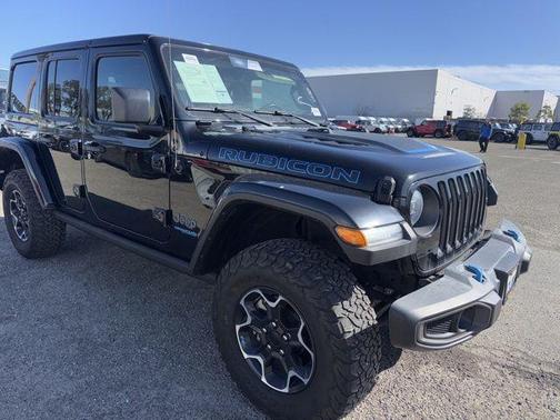 Black Clearcoat 2022 Jeep Wrangler Unlimited 4xe Rubicon
