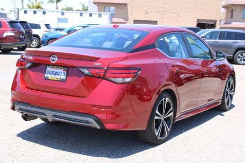 Scarlet Ember 2020 Nissan Sentra SR