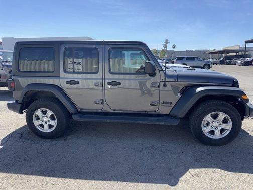 Granite Crystal Clearcoat Metallic 2022 Jeep Wrangler Unlimited Sport