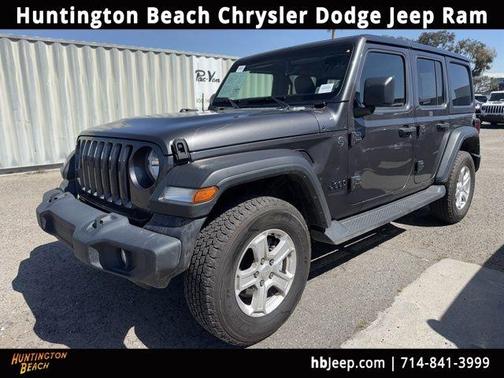 Granite Crystal Clearcoat Metallic 2022 Jeep Wrangler Unlimited Sport