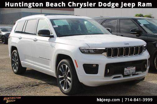 Bright White Clearcoat 2023 Jeep Grand Cherokee L Overland