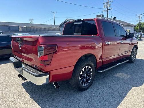 Red 2019 Nissan Titan SV