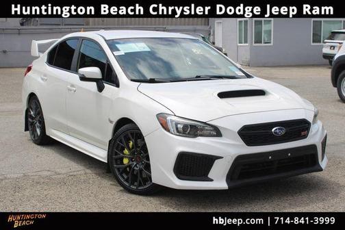 Crystal White Pearl 2018 Subaru WRX STI Base