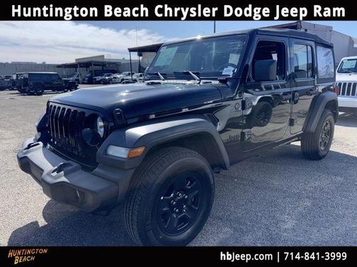 Black Clearcoat 2023 Jeep Wrangler Sport