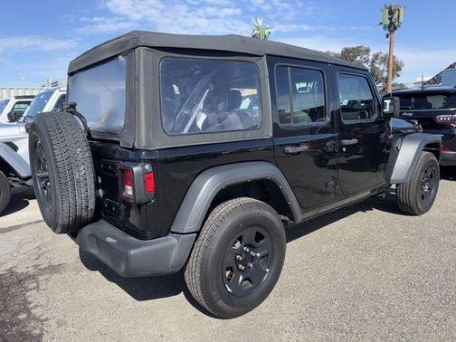 Black Clearcoat 2023 Jeep Wrangler Sport