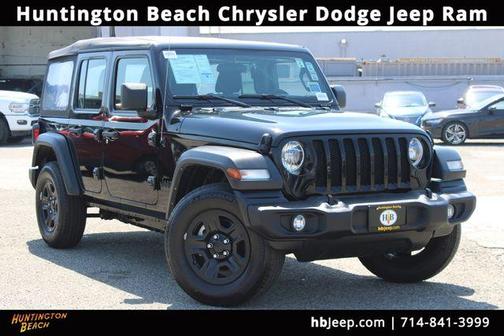 Black Clearcoat 2023 Jeep Wrangler Sport