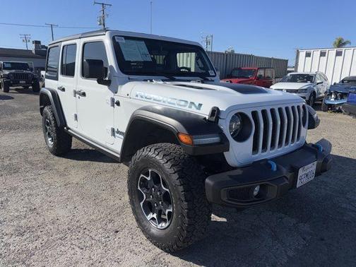 Bright White Clearcoat 2023 Jeep Wrangler 4xe Rubicon