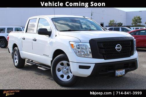Glacier White 2021 Nissan Titan S