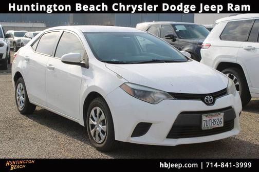 Super White 2016 Toyota Corolla L