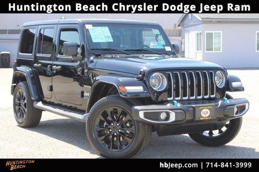 Black Clearcoat 2023 Jeep Wrangler 4xe Sahara