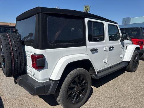 Bright White Clearcoat 2023 Jeep Wrangler 4xe Sahara