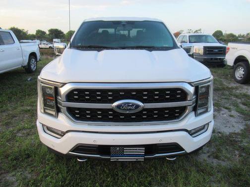 White Metallic 2022 Ford F-150 Platinum