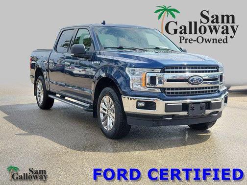 Blue 2018 Ford F-150 XLT