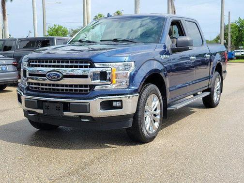Blue 2018 Ford F-150 XLT