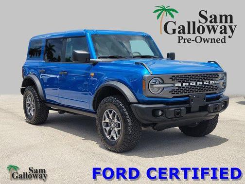 Blue Metallic 2025 Ford Bronco Badlands