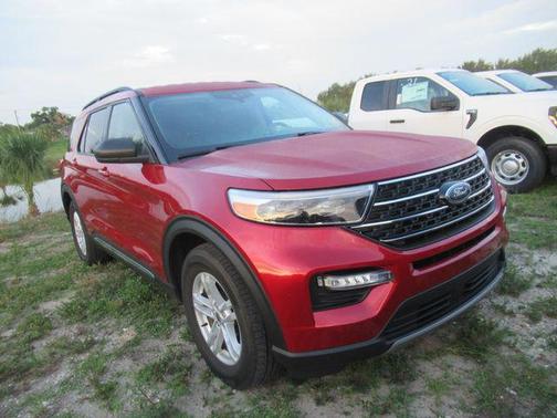 Red Metallic 2021 Ford Explorer XLT