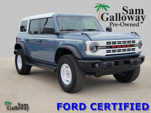 Azure Gray Metallic 2025 Ford Bronco Heritage Edition